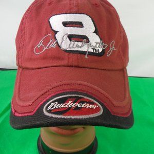 Dale Earnhardt #8 Red Budweiser Ball Cap Hat